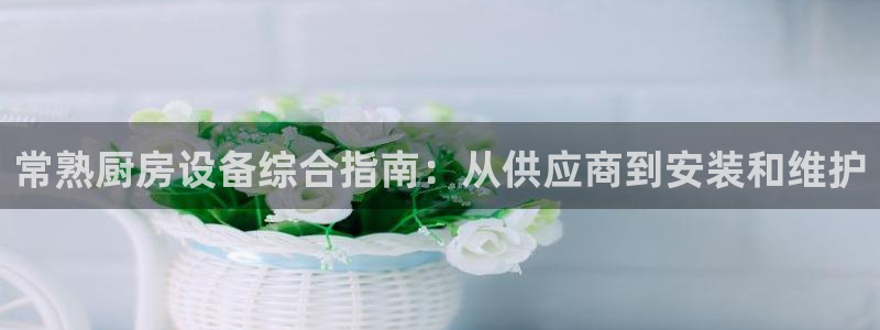 尊龙凯时游戏厅：常熟厨房设备综合指南：从供应商到安装和维护