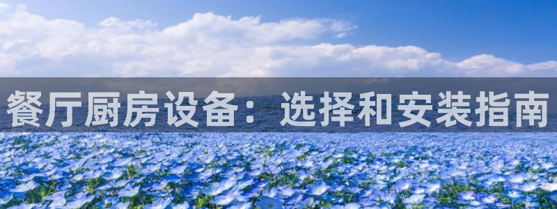 尊龙凯时登录：餐厅厨房设备：选择和安装指南