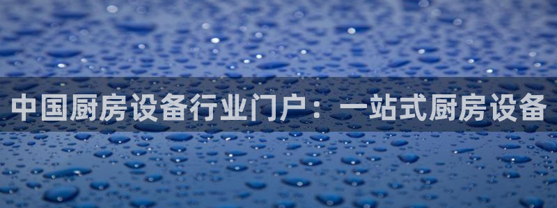 尊龙165：中国厨房设备行业门户：一站式厨房设备