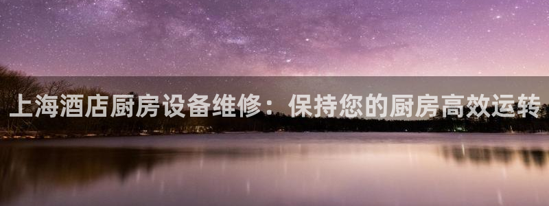 尊龙凯时取款有要求吗：上海酒店厨房设备维修：保持您的厨房高效
