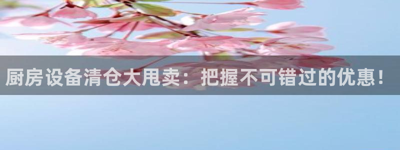 尊龙人生就是博旧：厨房设备清仓大甩卖：把握不可错过的优惠！