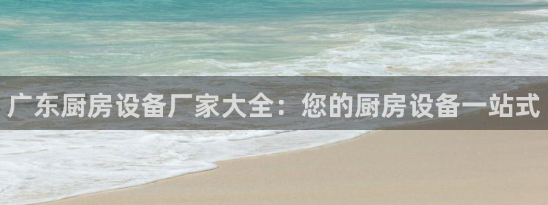 尊龙凯时人生就博：广东厨房设备厂家大全：您的厨房设备一站式