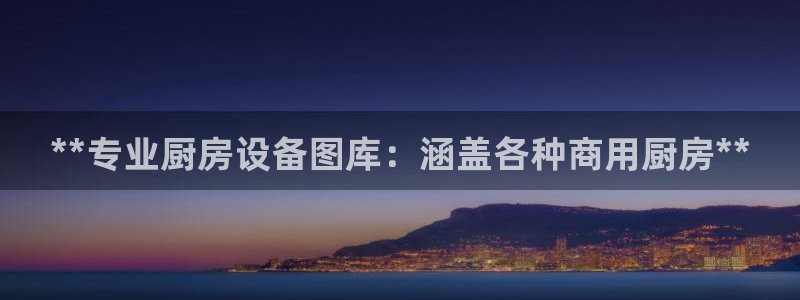 尊龙平台有谁玩过：**专业厨房设备图库：涵盖各种商用厨房**