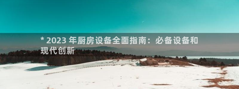 尊龙凯时旗舰厅官网：* 2023 年厨房设备全面指南：必备设